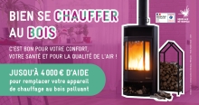 Illustration chauffage bois